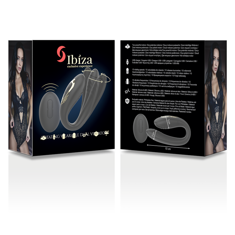 IBIZA - PINZA CON ROTACIÓN Y VIBRACIÓN CONTROL REMOTO