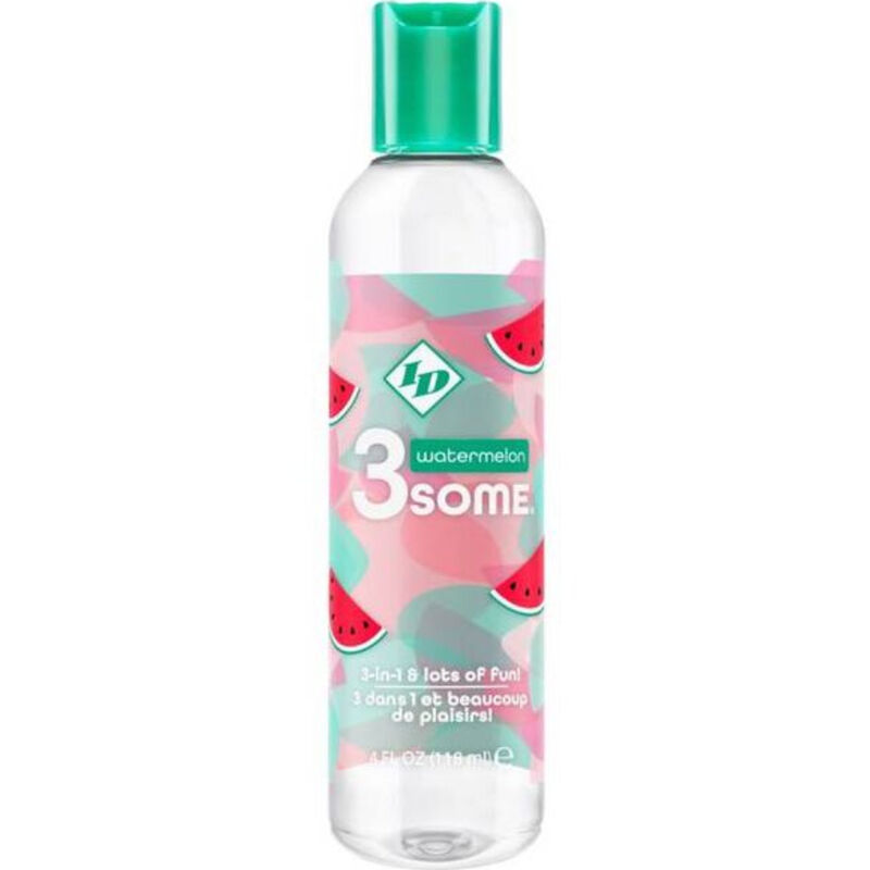 Lubrificante com sabor ID 3SOME, 4 FL OZ