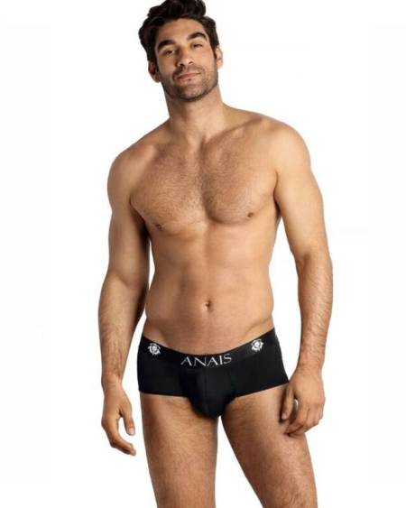 Boxer breve ANAIS MEN em microfibra preta