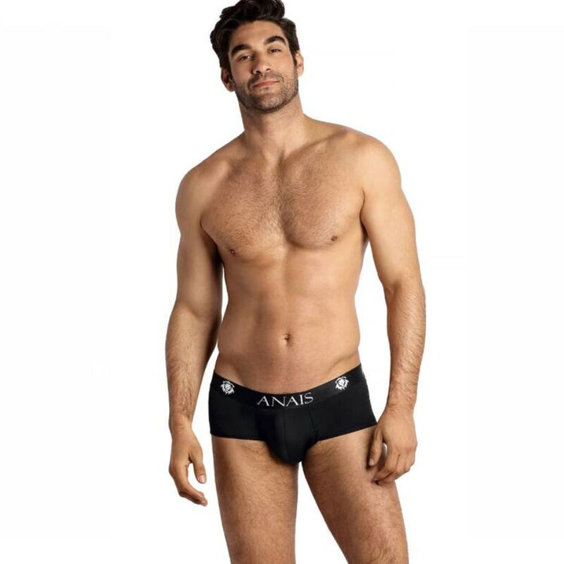 Boxer breve ANAIS MEN em microfibra preta
