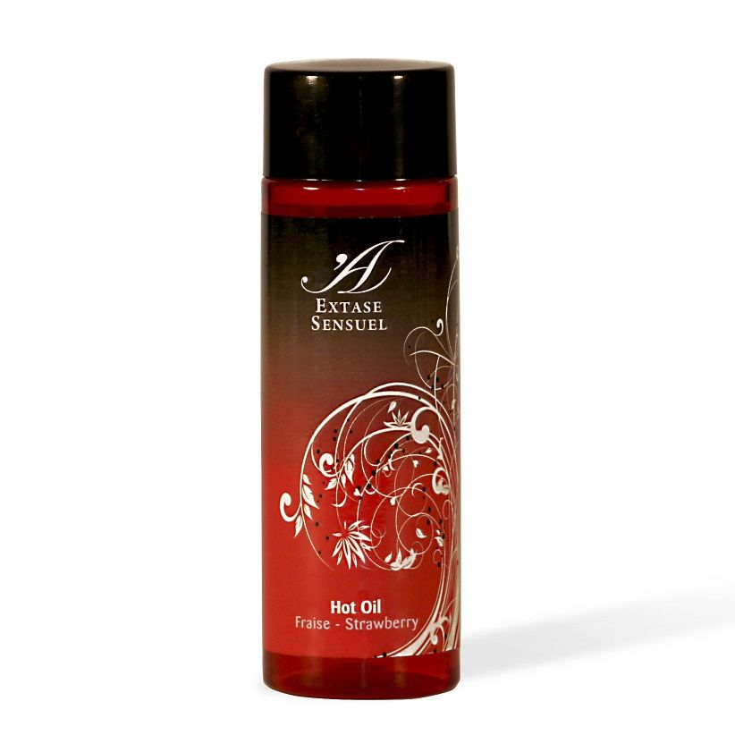 Óleo estimulante Extase Sensual com efeito calor de morango