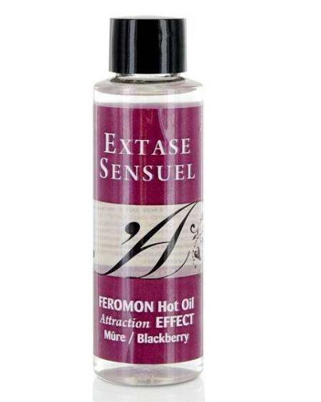 Óleo de Massagem EXTASE SENSUAL Efeito Calor com Feromonas Mora 100 ML