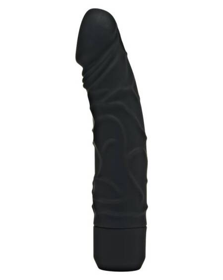 Vibrador realista GET REAL Classic Original em silicone, com eixo ligeiramente curvo e ponta pronunciada.