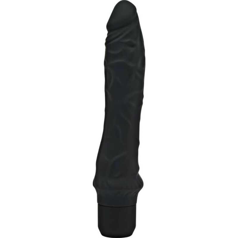Vibrador Classic Large GET REAL em silicone, disponível em preto, rosa, roxo e natural
