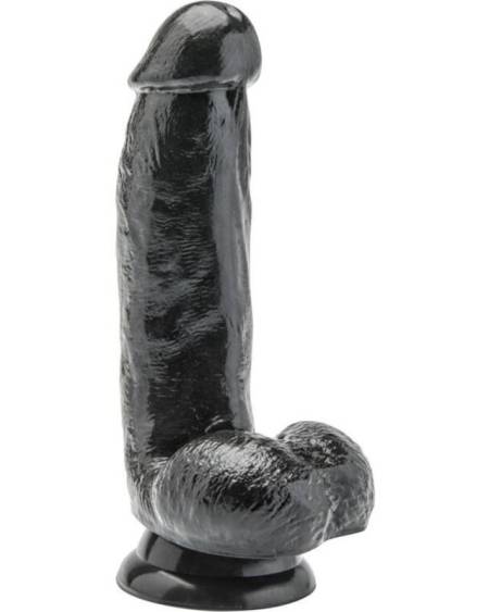 Dildo realista GET REAL com testículos e veias marcadas