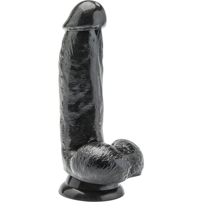 Dildo realista GET REAL com testículos e veias marcadas