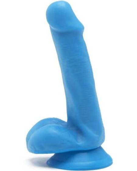 Dildo realista GET REAL Happy Dicks de 12 cm, com testículos e ventosa na base