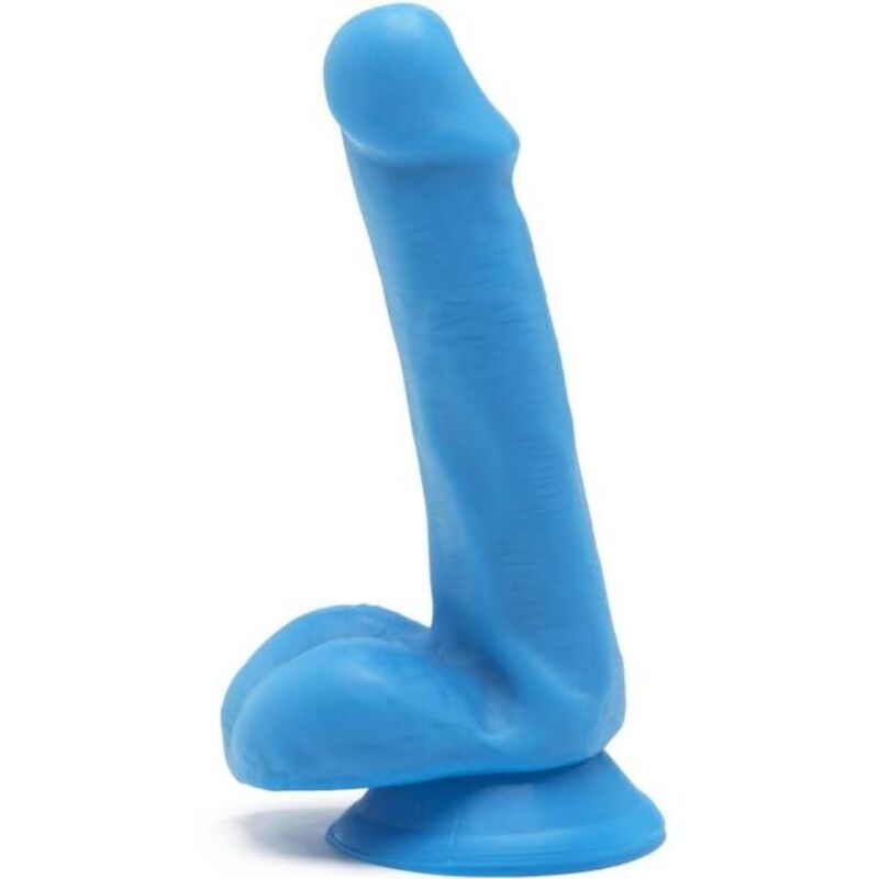 Dildo realista GET REAL Happy Dicks de 12 cm, com testículos e ventosa na base