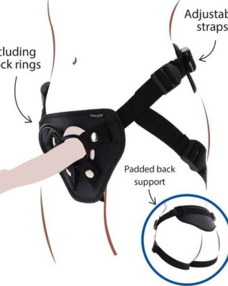 Arnês Deluxe Strap-On Preto GET REAL