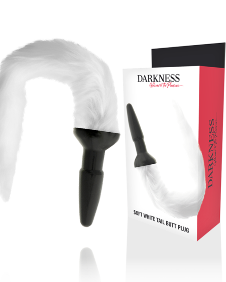 Plug anal de silicone DARKNESS ANAL com cauda peluda