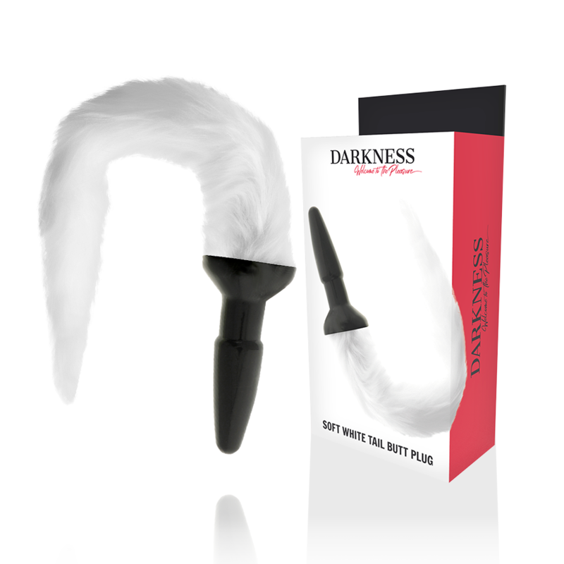 Plug anal de silicone DARKNESS ANAL com cauda peluda