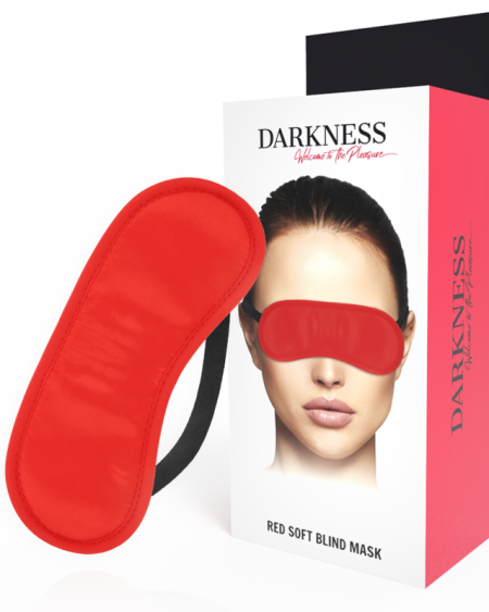 DARKNESS - MÁSCARA ANTIFAZ ROJO RECTO