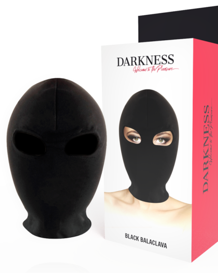 Máscara submissão preta da marca Darkness