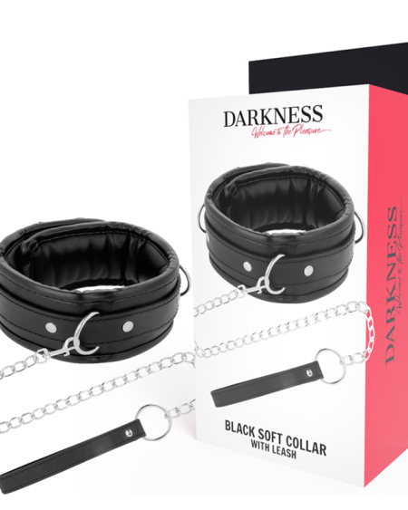 DARKNESS - COLLAR CON CADENA SOFT LEATHER
