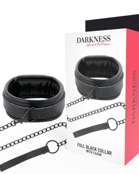 DARKNESS - COLLAR CON CADENA NEGRO