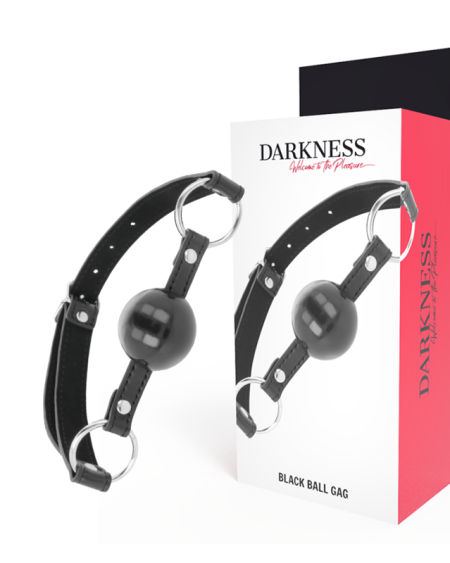 Mordaça Bola Preta Darkness