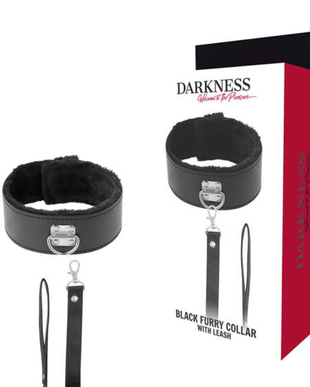 DARKNESS - COLLAR FORRADO CON CADENA TITANIUM