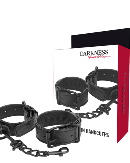 Algemas anchas finas texturizadas da marca DARKNESS