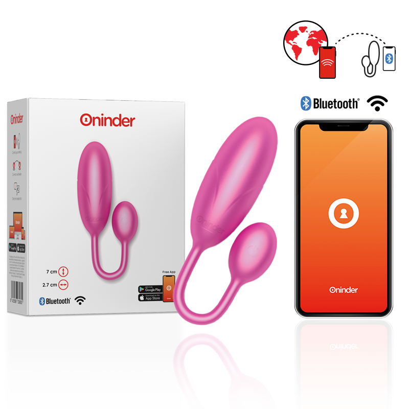Ovo vibrador rosa ONINDER Denver