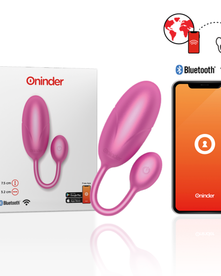 ONINDER TOKYO Vibrador Ovo Rosa 7.5 x 3.2 cm