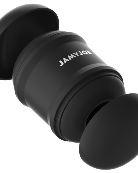 Masturbador vibrador Cassian da Jamyjob em cor preta