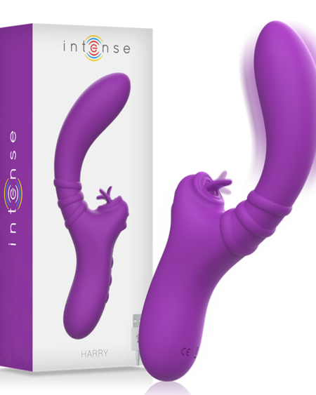 Vibrador flexível Harry em roxo