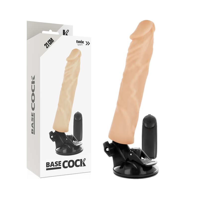 Vibrador realístico BASECOCK com controlo remoto