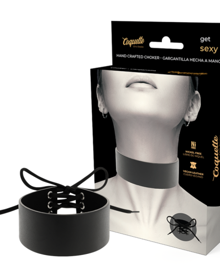 COQUETTE CHIC DESIRE - CHOKER CUERO VEGANO
