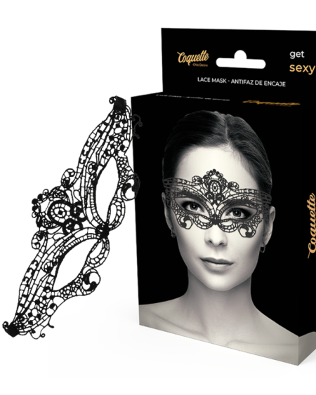 COQUETTE CHIC DESIRE - ANTIFAZ ENCAJE NEGRO FINO