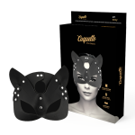 COQUETTE CHIC DESIRE - MÁSCARA CUERO VEGANO CON OREJAS DE GATO