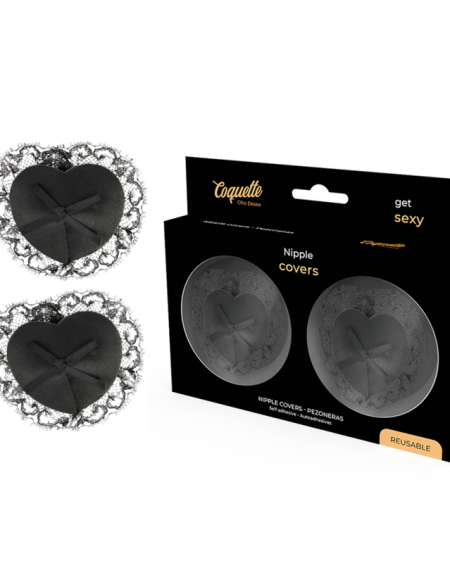 COQUETTE CHIC DESIRE - CUBRE PEZONES LACE NEGRO
