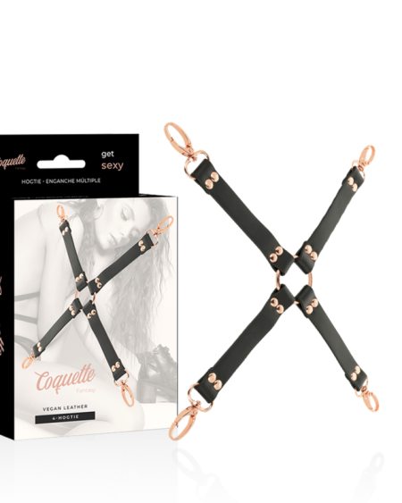COQUETTE CHIC DESIRE - FANTASY HOG TIE CUERO VEGANO