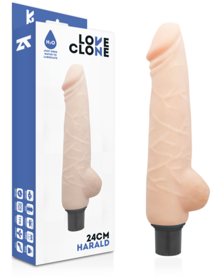 Vibrador realístico LOVECLONE Harald 24 cm