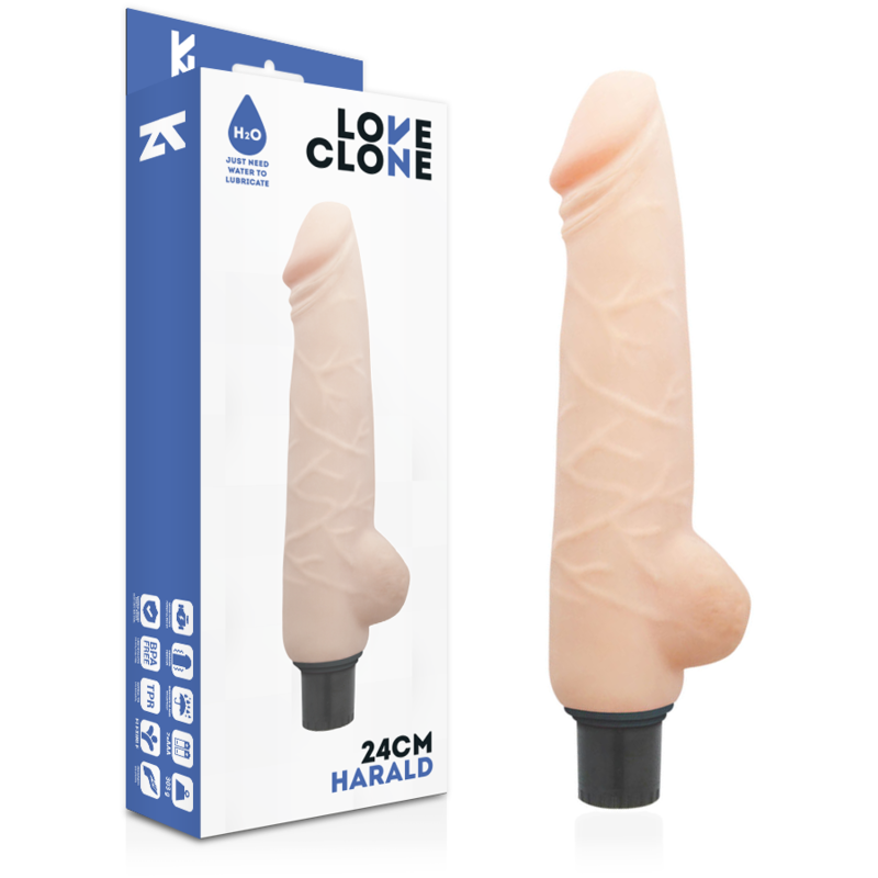 Vibrador realístico LOVECLONE Harald 24 cm