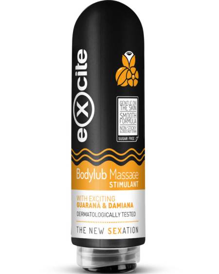 Gel de massagem estimulante Guaran 200 ML da EXCITE