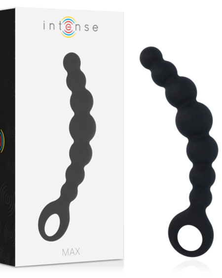 Bolas anais INTENSE Anal Beads Max com 8 esferas e pega