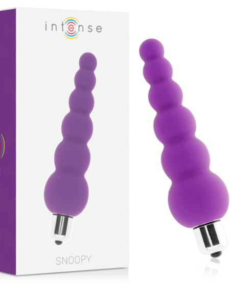 Vibrador Snoopy 7 modos em silicone lilás