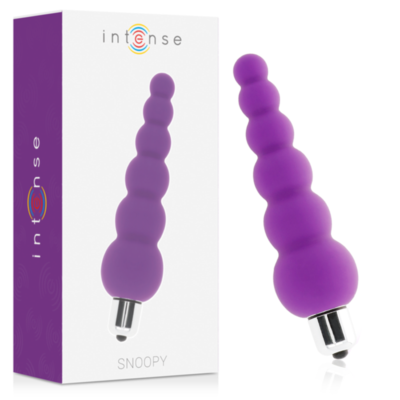Vibrador Snoopy 7 modos em silicone lilás