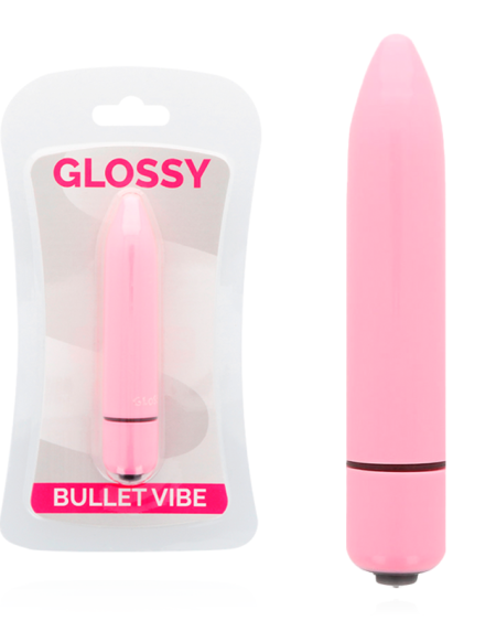 Thin vibrador rosa intenso GLOSSY