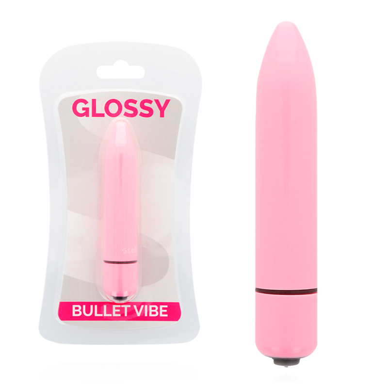 Thin vibrador rosa intenso GLOSSY