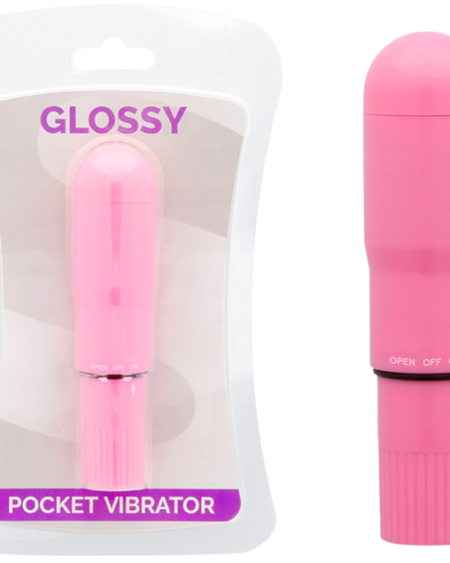 Pocket Vibrador Rosa Intenso da GLOSSY