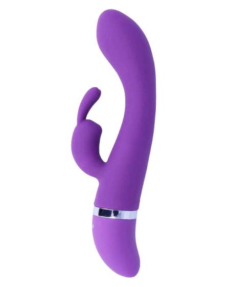 Vibrador rabbit Hilari da INTENSE em silicone rosa