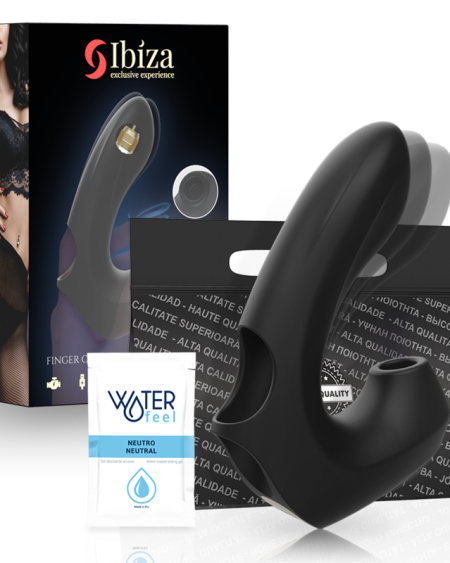 IBIZA - POTENTE DEDAL VIBRADOR Y SUCCIONADOR CLÍTORIS