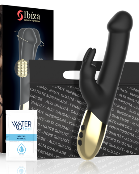 Vibrador Rotador Perlado Rabbit IBIZA