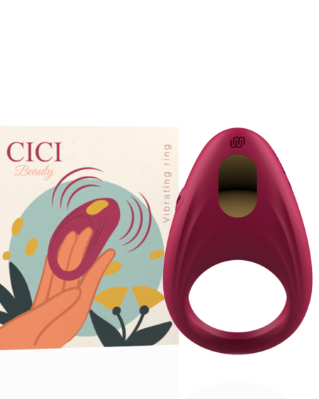 Anel Vibratório de Silicone Premium Cici Beauty
