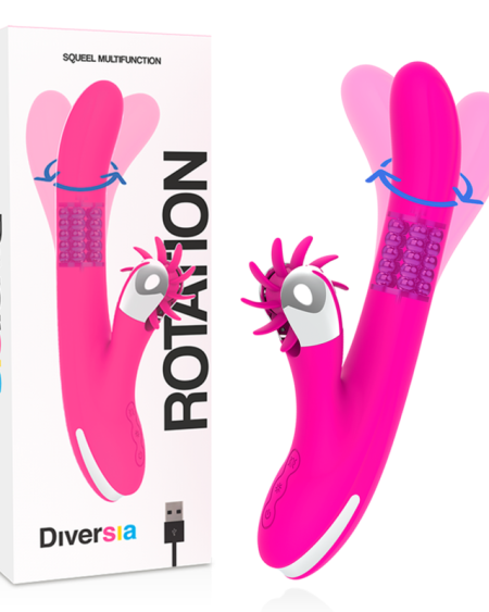 Vibrador DIVERSIA BUNNY ROTATION 24 CM
