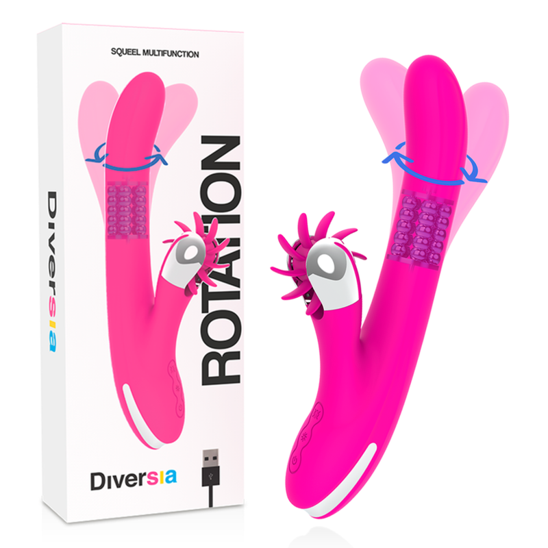 Vibrador DIVERSIA BUNNY ROTATION 24 CM