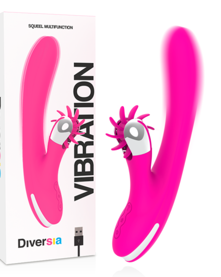Vibrador Bunny Vibrating 24 cm da DIVERSIA