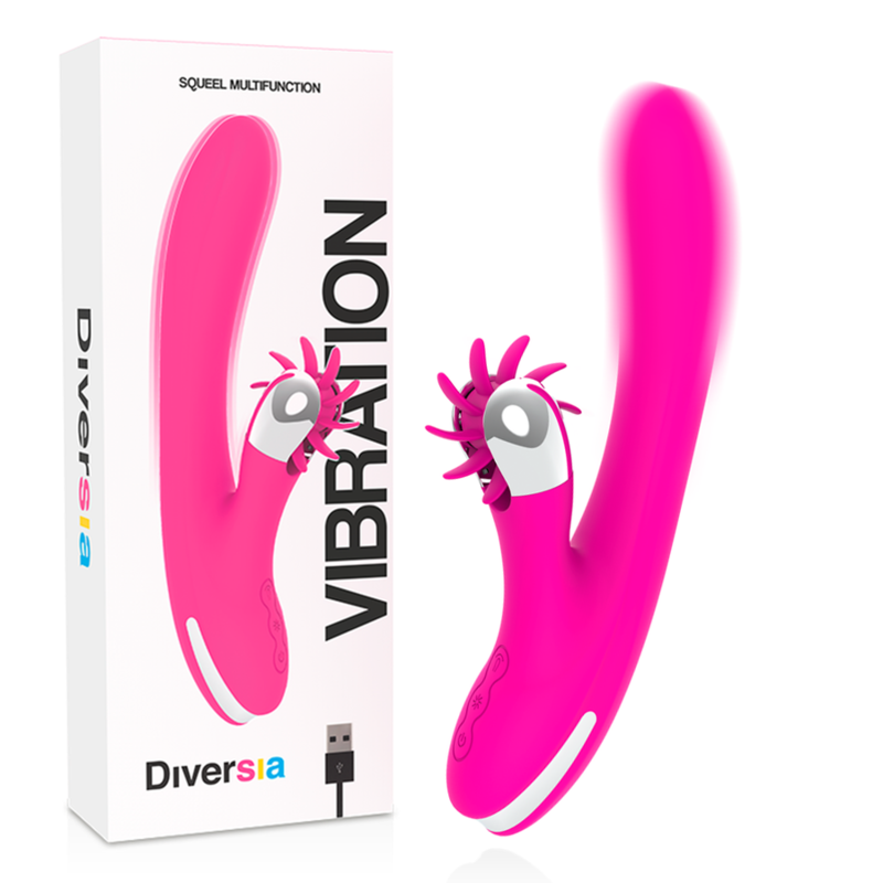 Vibrador Bunny Vibrating 24 cm da DIVERSIA