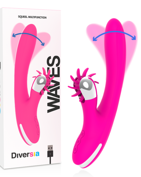 Vibrador DIVERSIA BUNNY WAVES 24 CM